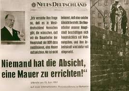 It was the first time the term mauer (wall) had been used in this context. Konrad Adenauer Stiftung 13 August 1961 Bau Der Berliner Mauer