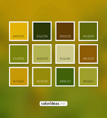 To make the color olive green, first mix one part blue paint into three parts yellow paint to create a shade of green. Corn Orange B3b250 Olive Green Color Palette Color Palette Ideas
