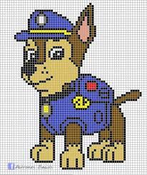 Vous êtes à la recherche des meilleures inspirations pixel art pat patrouille? Plaid Pat Patrouille