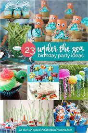 Their are so many amazing under the sea desserts and party decorations you can choose from to diy the most adorable birthday party. 23 Enchanting Under The Sea Party Ideas Spaceships And Laser Beams