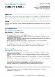 Together with our layouts and professional formatting tips, you can create a fresh cover letter that maximizes your chances of landing the perfect position. Production Coordinator Resume Samples Qwikresume