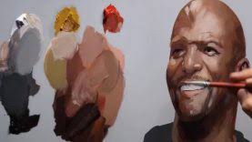 Quick Female Portrait from photo in Charcoal