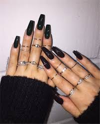 529 matte black acrylic nails products are offered for sale by suppliers on alibaba.com, of which artificial fingernails accounts for 13%. 40 Simple Acrylic Coffin Nails Designs Ideas For Your 2019 Nail Art Connect Black Acrylic Nails Coffin Nails Long Edgy Nails