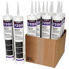 Once the baseboard is off, use the heat gun to melt the adhesive on the wall. Roberts 7200 30 Fl Oz Wall And Cove Base Adhesive In Cartridge Tube 12 Pack 7200 30c 12cs The Home Depot