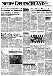 Mohammed und die frühzeit, islamisches recht, religiöses leben. Nd Archiv Neues Deutschland Vom 18 01 1989
