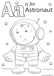 Space colouring pages from little galaxy via pinterest.com. Letter A Is For Astronaut Coloring Pages Printable
