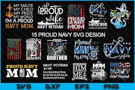 Are you looking for free christmas svg files for your craft cutter? 15 Proud Navy Svg Design Bundle Graphic By Artistcreativedesign Creative Fabrica In 2020 Svg Design Design Bundles Svg
