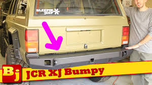 I wanted to get one for cheap but there really isn't any good options. Install A Jcr Rear Tire Carrier Bumper On An Xj Youtube