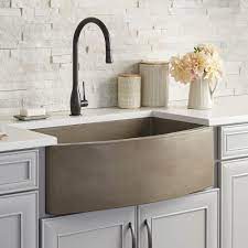 We offer our customers a wide selection of reclaimed vintage bathtubs and vintage sinks, some old enough to be classified antique. Farmhouse Quartet Concrete Apron Front Kitchen Sink Native Trails