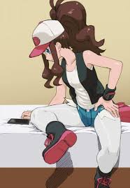 Anime Pantyhose Legs #706: Pokemon Trainer Hilda/Touko (Pokemon  Black/White) tries on a pair of white tights. Original artist: Gonoike  Biwa. - 9GAG