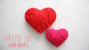 Xoxo valentine framed marble display Diy Valentine Yarn Hearts Youtube