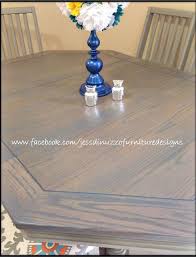 Gray Gel Stained Table Stained Table Gel Stain Furniture Gel Stain