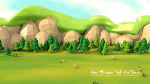 Cartoon Mountain Cliff And Forest By Tykcartoon Videohive See how virtual reality makes it feel like you're actually falling. cartoon mountain cliff and forest