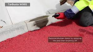 Still, many asphalt experts will tell you that dish soap and perhaps even a pressure washer is the best way to go. How To Remove Bitumen Stains From Pavers And Kerb Edgers Youtube
