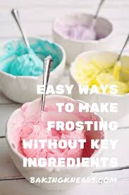 Easy Ways To Make Frosting Without Key Ingredients Powdered Sugar Icing Recipe Easy Icing Recipe Easy Vanilla Frosting