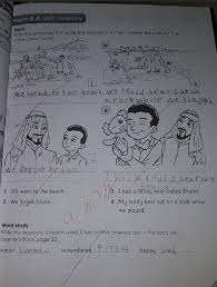 اللغة الإنجليزية كتاب النشاط الوحدة 2 للصف الرابع مع الإجابات ملفاتي