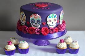 The cake was a big hit at my party. Day Of The Dead Party Food What Your Dia De Los Muertos Menu Needs