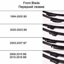 Oge Front And Rear Wiper Blades For Audi A4 B5 B6 B7 B8 B9 1994 2018 High Quality Rubber Windscreen Windshield Car Accessories Wiper Blade Rear Wiper Bladerear Wiper Aliexpress