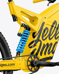 Download Electric Bike Mockup Back Half Side View In Vehicle Mockups On Yellow Images Object Mockups Yellowimages Mockups