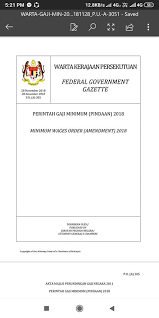 Sebelumnya, dalam perintah gaji minimum 2016 gaji minimum untuk pekerja di wilayah semenanjung malaysia sebesar rm1,000 per bulan. Korang Sebenarnya Kemungkinan Ditipu Syarikat Sendiri
