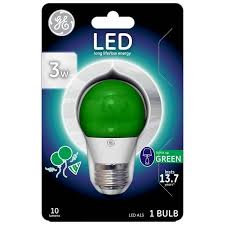 Ge Led 3 Watt A15 Green Light Bulb 92126 Blain S Farm Fleet
