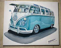 Graphic designer, web designer, photographer and illustrator based in sydney, australia. Vintage Vw Bus Estherbud Art Draw To Drive