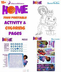 Dreamworks Home Activity Pages Dreamworks Home Kids Activities At Home Halloween Crafts For Kids