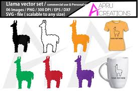 Download Llama Svg Cut File Llama Silhouette Commercial Use 267305 Icons Design Bundles