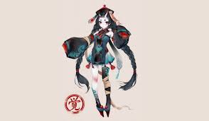 Wallpaper girl, onmyoji, Onmedia, Kyonshii Imouto for mobile and desktop,  section арт, resolution 3000x1752 - download