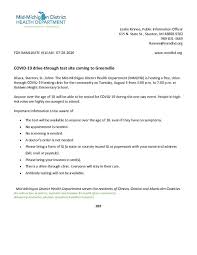 The administration on children and families (acf), under which the family and youth services bureau (fysb) is organizationally located, is a part of hhs. Covid 19 Community Testing Montcalmcounty Mmdhd District Health Department