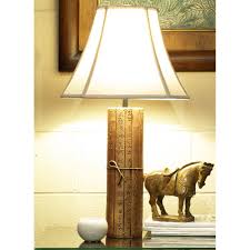 Gilded Chinese Calligraphy Table Lamp Asian Table Lamps Table Lamp Lamp