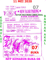 Syair Togel Hongkong 11 Mei 2020 Pohon4d
