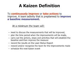 Kaizen Definition Google Search Kaizen Team Activities Writers Block