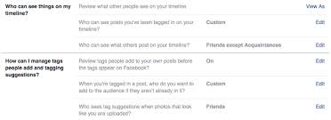 How can i make my tagged pictures on facebook private? Friends Can T See My Tagged Photos Of You Only My Boyfriend And Sister Can Web Applications Stack Exchange