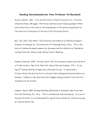 Reading Recommendations from Professor Ed Buchwald