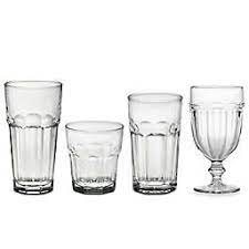 Clear glass tumblers with pink roses, floral drinking glasses, water glasses, 12 ounces, cottage kitchen, shabby farmhouse, chic decor cathysshabbyfarm. Drinking Glasses Juice Water Glasses Drinking Glass Sets Bed Bath Beyond