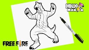 Corazones para colorear pintar e imprimir. Como Dibujar A Dino De Frre Fire How To Draw Dino Free Fire Youtube
