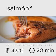Fichasabt Salmon Sous Vide A 43ªc Temperaturas De Coccion Baja Temperatura Coccion Al Vacio