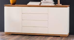Mit 2 türen und 3 schubladen bietet das. Sideboard Chiaro Matt Weiss Lackiert Eiche Massiv