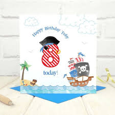 That S Gotta Be The Best Pirate I Ve Ever Seen Template Pirate Birthday Age Card Boy 8th Birthday Card 7th Birthday Themed Birthday Card Birthda Birthday Cards For Boys Pirate Themed Birthday Pirate Birthday