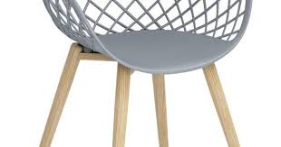 Jamesdar Fashion Gray Kurv Chair With Natural Wood Finish Legs Set Of 2 Natural Wood Finish Chair Wood Finish