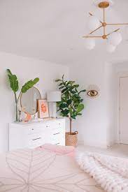 To spare place, create flower pot holders and hang them. Modern Bohemian Bedroom Update Gypsy Tan
