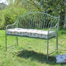 Antique Green Garden Bench Modern Design 1000 In 2020 Garden Bench Metal Garden Benches Sage Green Furniture