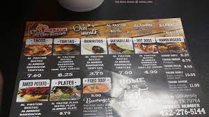 Fish tacos odessa tx linda ave. Online Menu Of La Toreada Taco House Restaurant Odessa Texas 79764 Zmenu