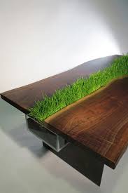 Plant Your Furniture Planter Benches Tables And Chair Planters The Garden Glove Planter Table Green Design Living Design