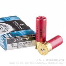 250 Rounds Of Bulk 12ga Ammo By Federal 4 Buck In 2020 Ammo Muzzle Velocity Bulk Ammo