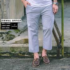 Perhatikan gambar lampiran pada soal. Celana Sirwal Pensil Keren Trendy Dan Fashionable