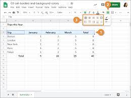 We have seen the basic function and use for all kinds of borders and how to create those in the previous example. Cell Borders And Background Colors Customguide