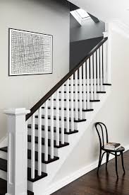 Black And White Stair Railing Ideas March Twice Interiors Roseville Home Interior Design And Decoration Photography Ryan Linnegar Black And White Stairs White Staircase Black Staircase