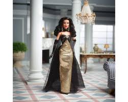 Кукла Barbie Tribute Collection Maria Felix In Glimmering Gold Gown (Барби  Трибьют коллекция Мария Феликс в сверкающем золотом платье)
